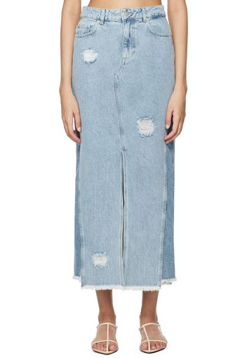 Holzweiler Blue Louisa Denim Maxi Skirt