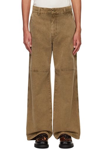 HOPE Tan Workwear Trousers