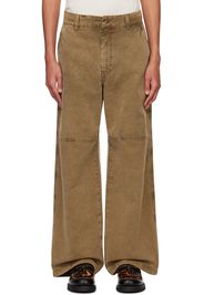 HOPE Tan Workwear Trousers