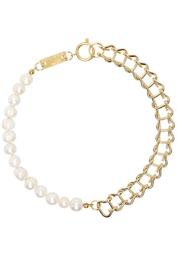 IN GOLD WE TRUST PARIS Gold Pearl Vintage Necklace