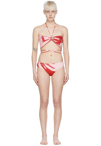 ioannes Red Polyester Bikini