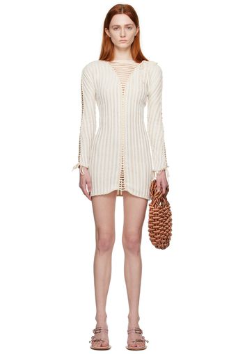 Isa Boulder White Spine Minidress