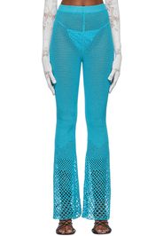 ISA BOULDER SSENSE Exclusive Blue Lounge Pants