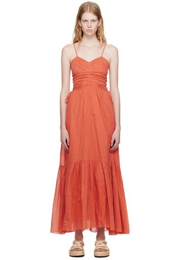 Isabel Marant Etoile Orange Giana Maxi Dress