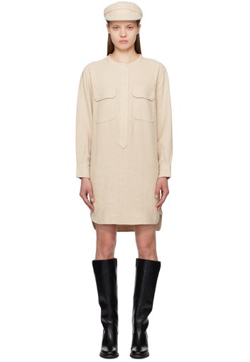 Isabel Marant Etoile Beige Venoya Minidress