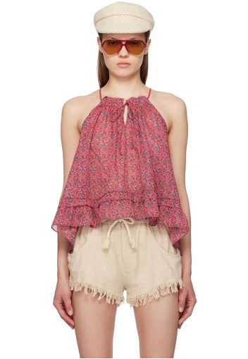 Isabel Marant Etoile Red Fabino Camisole