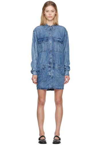 Isabel Marant Etoile Blue Palvina Minidress