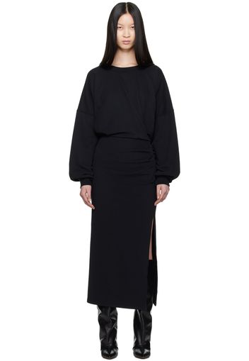 Isabel Marant Etoile Black Salomon Midi Dress