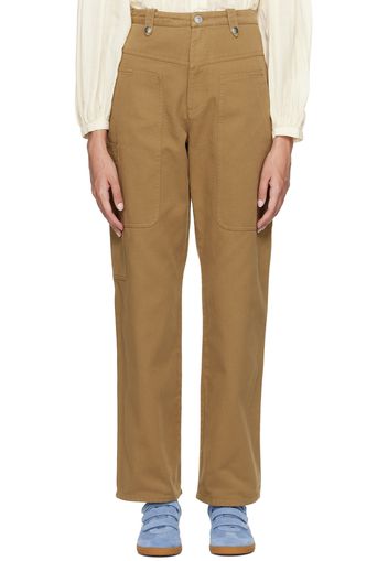 Isabel Marant Etoile Khaki Jilda Trousers