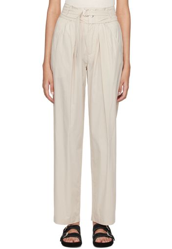 Isabel Marant Etoile Beige Celia Trousers