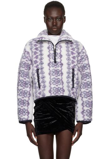 Isabel Marant Etoile Off-White & Purple Marie Jacket