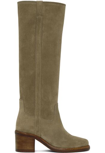 Isabel Marant Taupe Seenia Tall Boots