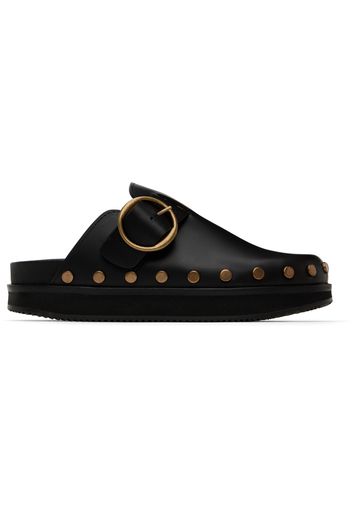 Isabel Marant Black Studded Mirst Loafers