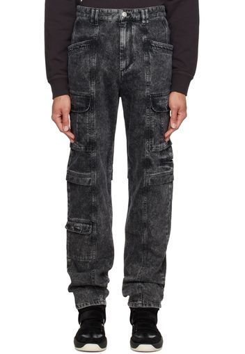 Isabel Marant Black Jerwan Cargo Pants