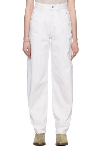 Isabel Marant White Vetan Jeans