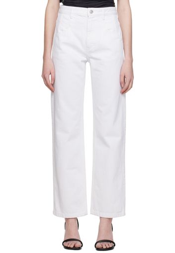 Isabel Marant White Nadege Jeans