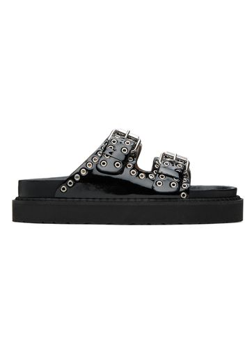 Isabel Marant Black Lennyo Buckle Sandals