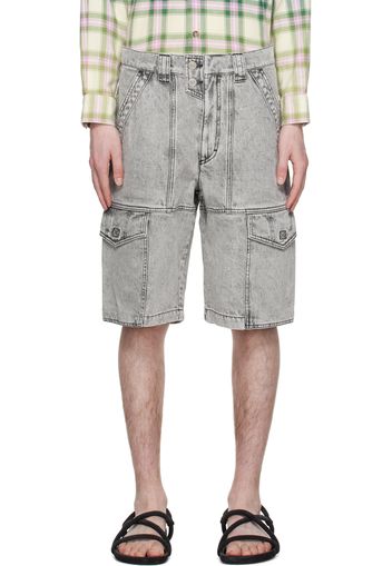 Isabel Marant Gray Jemuel Denim Shorts