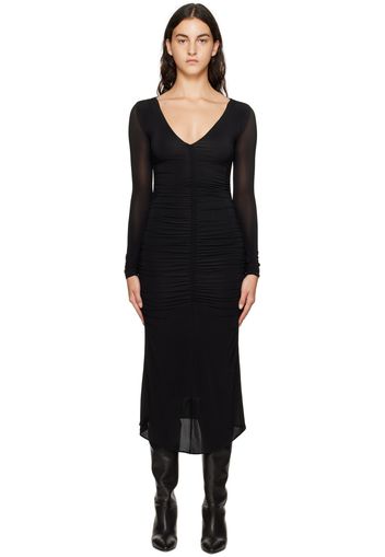 Isabel Marant Black Laly Midi Dress