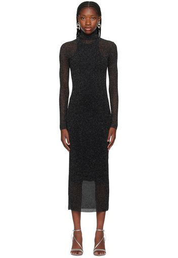 Isabel Marant Black Ilies Midi Dress