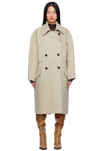 Isabel Marant Beige Fabiola Coat