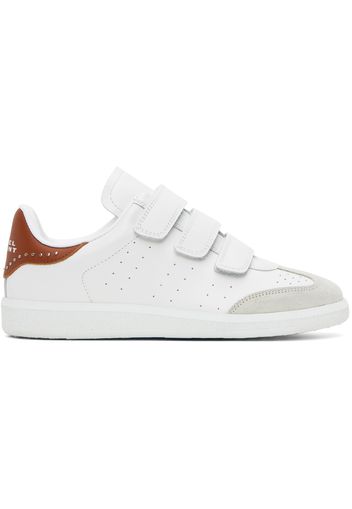 Isabel Marant White & Brown Beth Sneakers