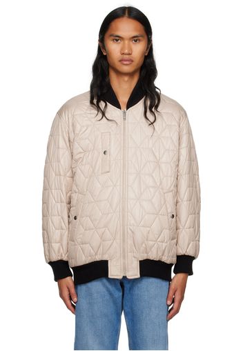 Isabel Marant Orange Otis Reversible Bomber Jacket