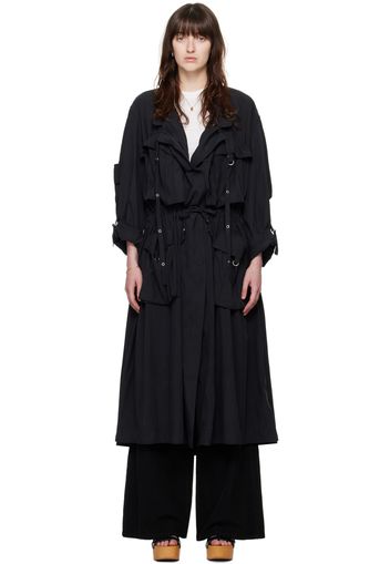 Isabel Marant Black Garance Trench Coat