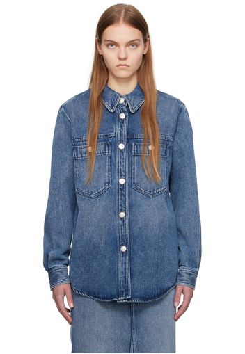 Isabel Marant Blue Talbot Denim Shirt