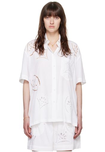 Isabel Marant White Bilya Shirt