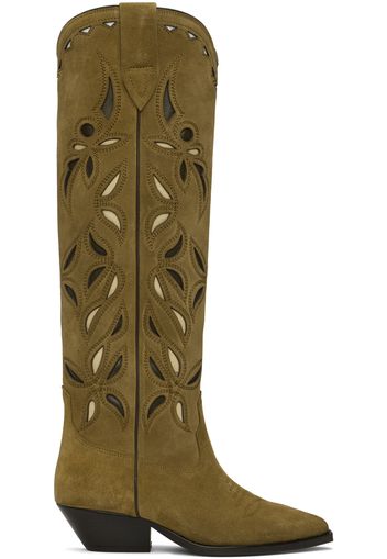 Isabel Marant Khaki Denvee Boots