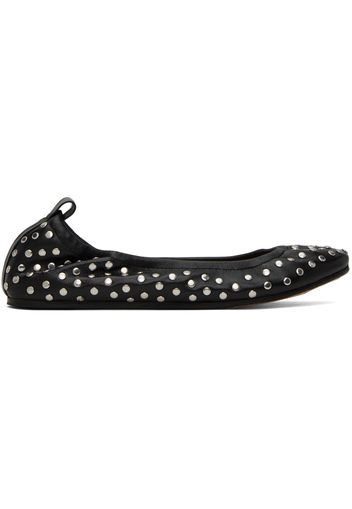 Isabel Marant Black Studded Belna Ballerina Flats