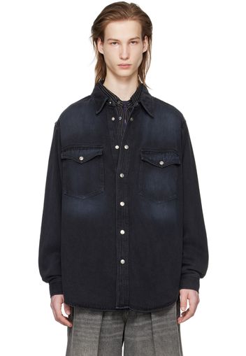 Isabel Marant Black Tailly Denim Shirt