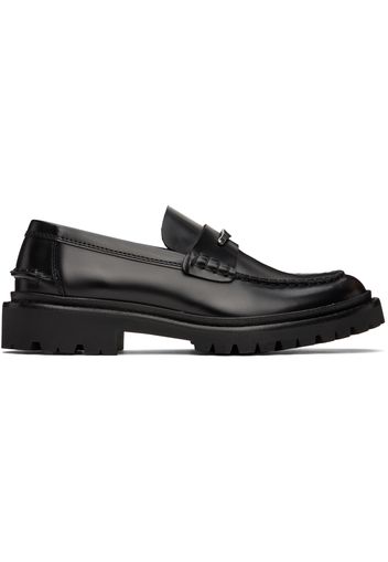 Isabel Marant Black Frezza Leather Loafers