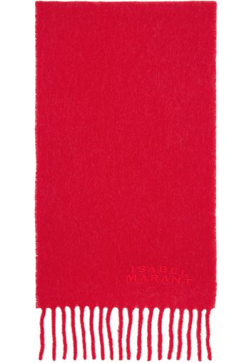 Isabel Marant Red Firny Scarf