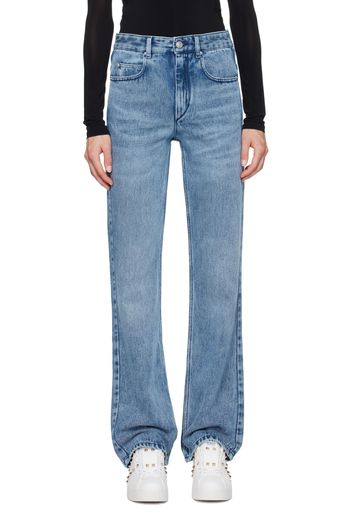 Isabel Marant Blue Belvira Flared Jeans