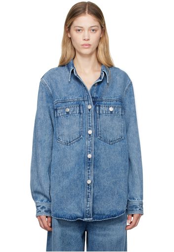 Isabel Marant Blue Talbot Denim Shirt