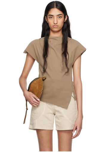 Isabel Marant Khaki Sebani T-Shirt