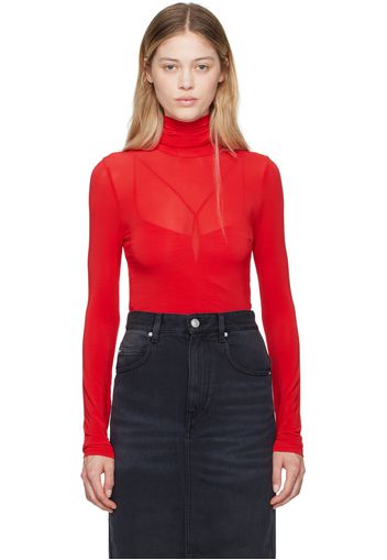 Isabel Marant Red Joyela Turtleneck