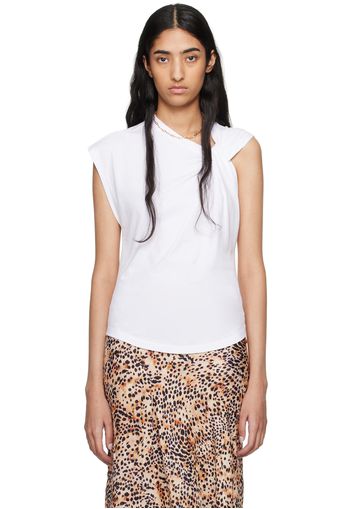 Isabel Marant White Nadya Tank Top