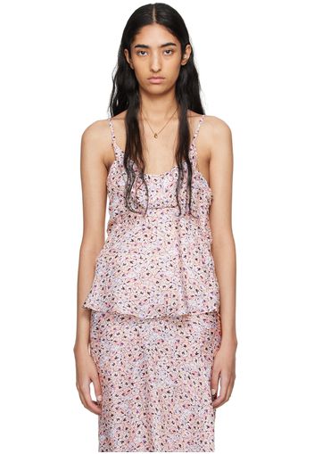 Isabel Marant Off-White & Purple Minha Camisole