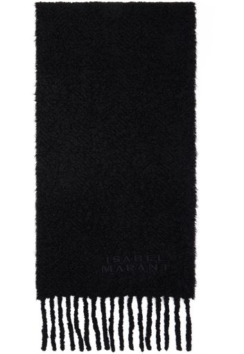 Isabel Marant Black Fouzy Scarf