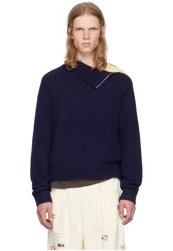 Isabel Marant Navy Aliocha Turtleneck