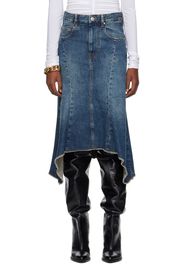 Isabel Marant Blue Nyda Denim Midi Skirt