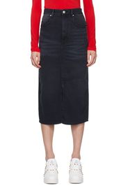 Isabel Marant Gray Tilauria Denim Midi Skirt