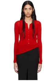 Isabel Marant Red Mahee Cardigan