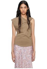 Isabel Marant Khaki Nadya Tank Top