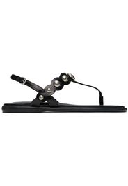 Isabel Marant Black Nya Flat Sandals