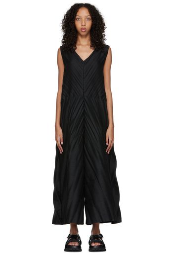 Issey Miyake Black Polyester Jumpsuit