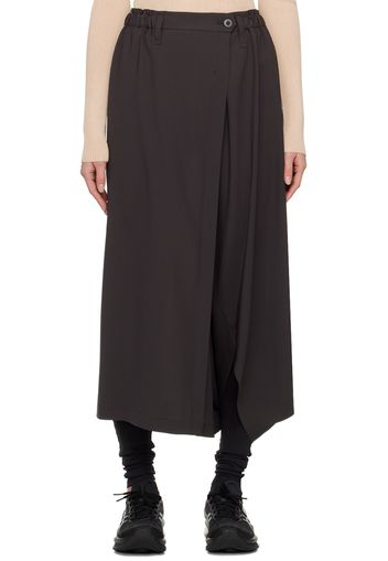 132 5. ISSEY MIYAKE Gray Basic Trousers